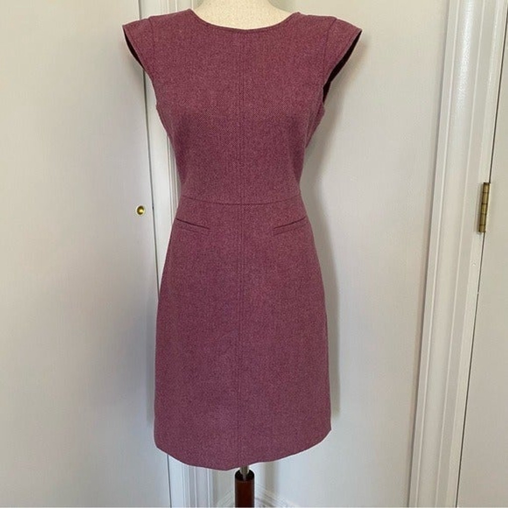 J. Crew Wool Blend Lined Tweed Dress Size 2 - Picture 5 of 11